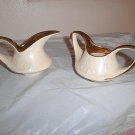 Pearlescent & Gold Accented Creamer & Sugar Vintage Items