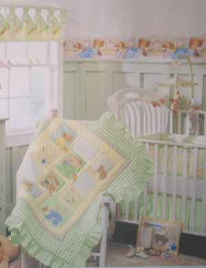 Cute Carters Joy Hide N Seek 4 Piece Baby Nursery Crib Bedding Set