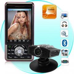 Mighty 3 Inch Touchscreen Cellphone with Projector