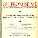 Oh Promise Me Song with Piano Accompaniment 1917 Vintage Sheet Music - 113