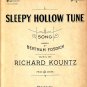 Sleepy Hollow Tune, 1924 Vintage Sheet Music - 116