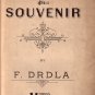 Souvenir by F. Drdla 1924 Vintage Sheet Music - 126