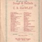 To You by C.B. Hawley 1909 Vintage Sheet Music - 0130