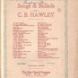 To You by C.B. Hawley 1909 Vintage Sheet Music - 0130