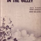 The Little Old Church in the Valley 1931 Vintage Sheet Music - 0139