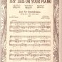 Just a Bundle of Sunshine with Ukulele Arrangement 1925 Vintage Sheet Music - 0141