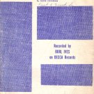 A Little Bitty Tear by Hank Cochran 1960 Sheet Music - 0147
