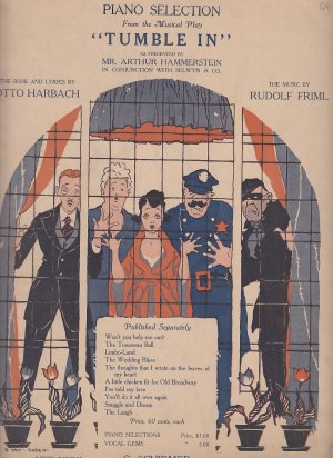 Piano Composition from the Musical Play Tumble In, 1919 Vintage Sheet Music - 0158