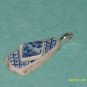 VINTAGE ANTIQUE SEAGLASS PENDANT-SILVER BALE