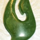 Hand Carved Jade Maori Fish Hook