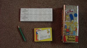 Simpsons trivia game