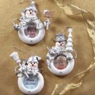 Snowman Photo Frame Ornaments