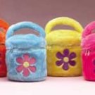 Plush Flower Hand Bag 6ct