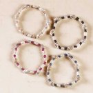 Shell and Wood Bead Bracelet