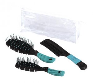 3-Piece Brush & Comb Set