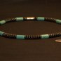 Terquoise 8mm Men's Stone Necklace