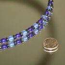 Blue and Purple Beach Necklace