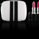 mac trip 3 pink lips and bag