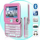 Metro Pink - Dual SIM Swivel Screen QWERTY Cosmopolitan Phone
