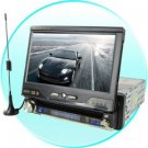 1-DIN Car GPS + DVD + Bluetooth System with 7 Inch Touchscreen