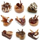 9MINI CHOCOLATE CAKE ARTS CLAY DOLLHOUSE MINIATURE 1:12