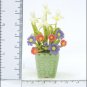 FLOWER DOLLHOUSE MINIATURES CRAFT CLAY HANDMADE SALE#36