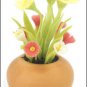 FLOWER DOLLHOUSE MINIATURES CRAFT CLAY HANDMADE SALE#35