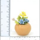 FLOWER DOLLHOUSE MINIATURES CRAFT CLAY HANDMADE SALE#34