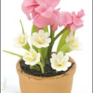 FLOWER DOLLHOUSE MINIATURES CRAFT CLAY HANDMADE SALE#28