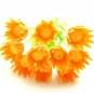Set of 6 Stems Orange Gerber Doll house Miniatures#27