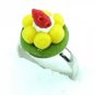 Cute Mini Cake Adjustable Rings Art Clay Jewelry #2