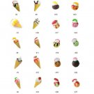 100 Cute Tiny Ice Cream Cone And Scoop Craft Art Clay#6