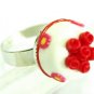 MINI CAKE RING,ADJUSTABLE HANDMADE ARTS CLAY JEWELRY