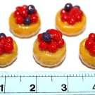 Set of 5pcs Mini Cake  Doll house Miniature NBR17