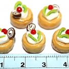 Set of 5pcs Mini Cake  Doll house Miniature NBR11