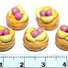 Set of 5pcs Mini Cake  Doll house Miniature NBR10