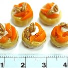 Set of 5pcs Mini Cake Doll house Miniature NBR9