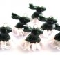 6 Of cute Rabbit Charm Pendant  NBR103