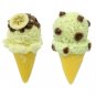 2pcs Tiny Ice Cream Cone Doll house Miniature NBR 81