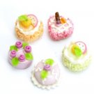 5 Pieces Mini Cake Dollhouse Miniature NBR84
