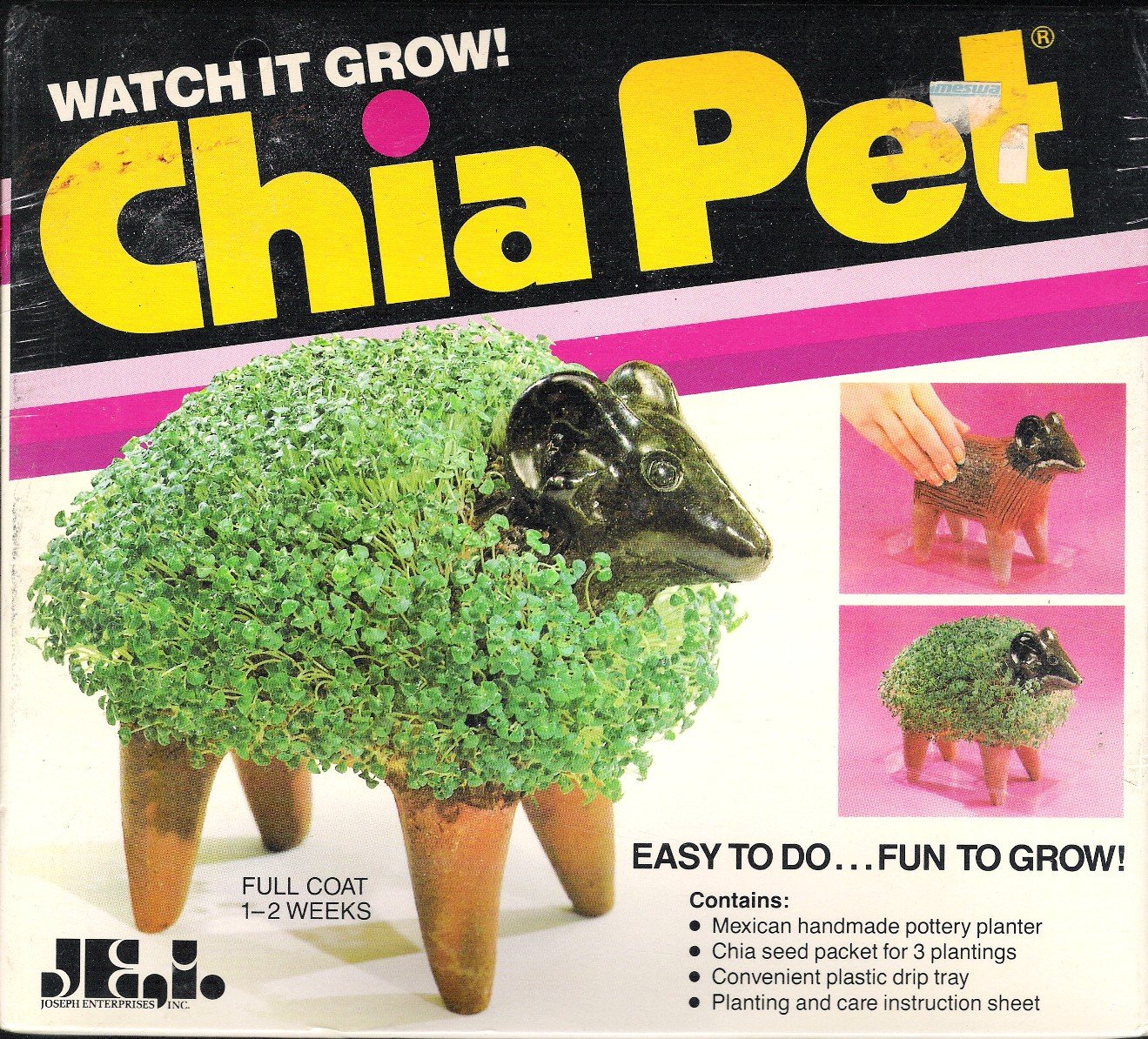 Vintage Chia Pet Bull in original Factory Sealed box