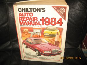 1984 Chilton's Auto Repair Manual