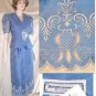 Vintage Couture Suit - Unworn 70s by IMAGES - Embroidered - Blue - Retail $360 - YOUR PRICE $49.99