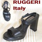Diva Pumps - Slingback T-strap by Ruggeri Italy - Gray - Retail $123 - YOUR PRICE $26.99 - 8.5