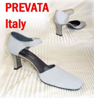 Mary Jane Comfort Pumps - Acrylic Heel - Prevata Italy - Retail $149 - YOUR PRICE $22.99 - 8.5AA