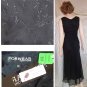 Layered Black Chiffon Gown - So alluring by FORWEAR  - Retail $220 - YOUR PRICE $32.99 - sz 10