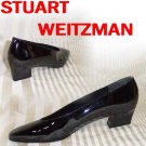 Black Patent MidHeel Pumps by Stuart Weitzman - Classy - Retail $185 - YOUR PRICE $31.99 - 7 AAAA