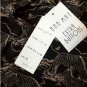 Silk Blouse Shirt wZebras by Ann May - Black-Tan - Retail $165 - YOUR PRICE $22.99 - sz M