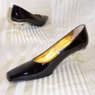 Mirror-brite Black Patent Pumps wAcrylic Heel by Hitsman - Retail $117 - YOUR PRICE $19.99 - sz 7
