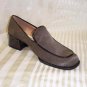 Sacha Satin wPatent Loafers in Latte Brown - Retail $110 - YOUR PRICE $18.99 - sz 6.5